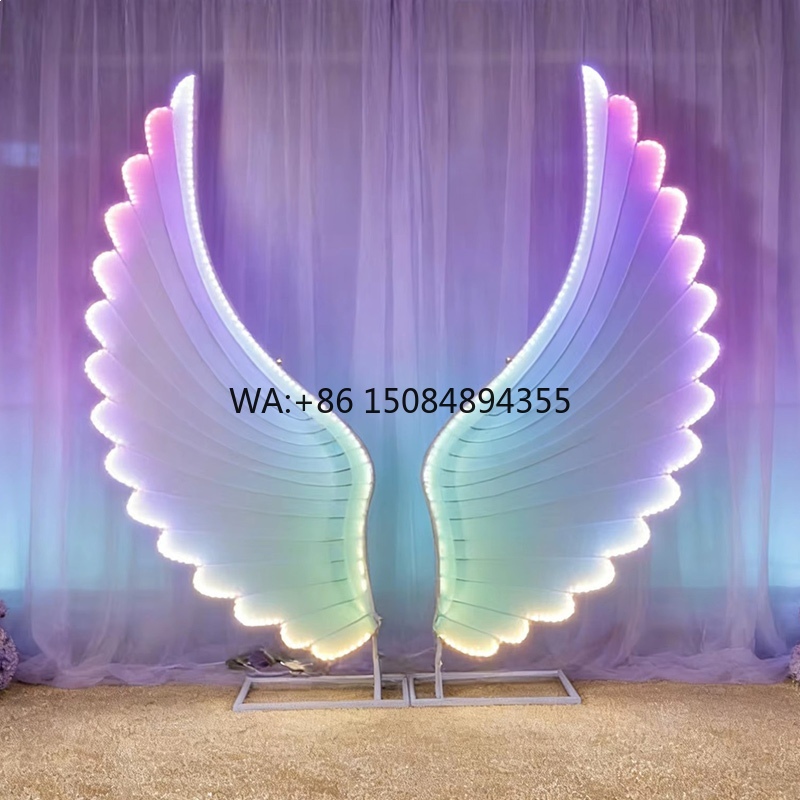 Event & Party Supply Photos - أجنحة ملاك مضيئة، إكسسوارات إضاءة LED