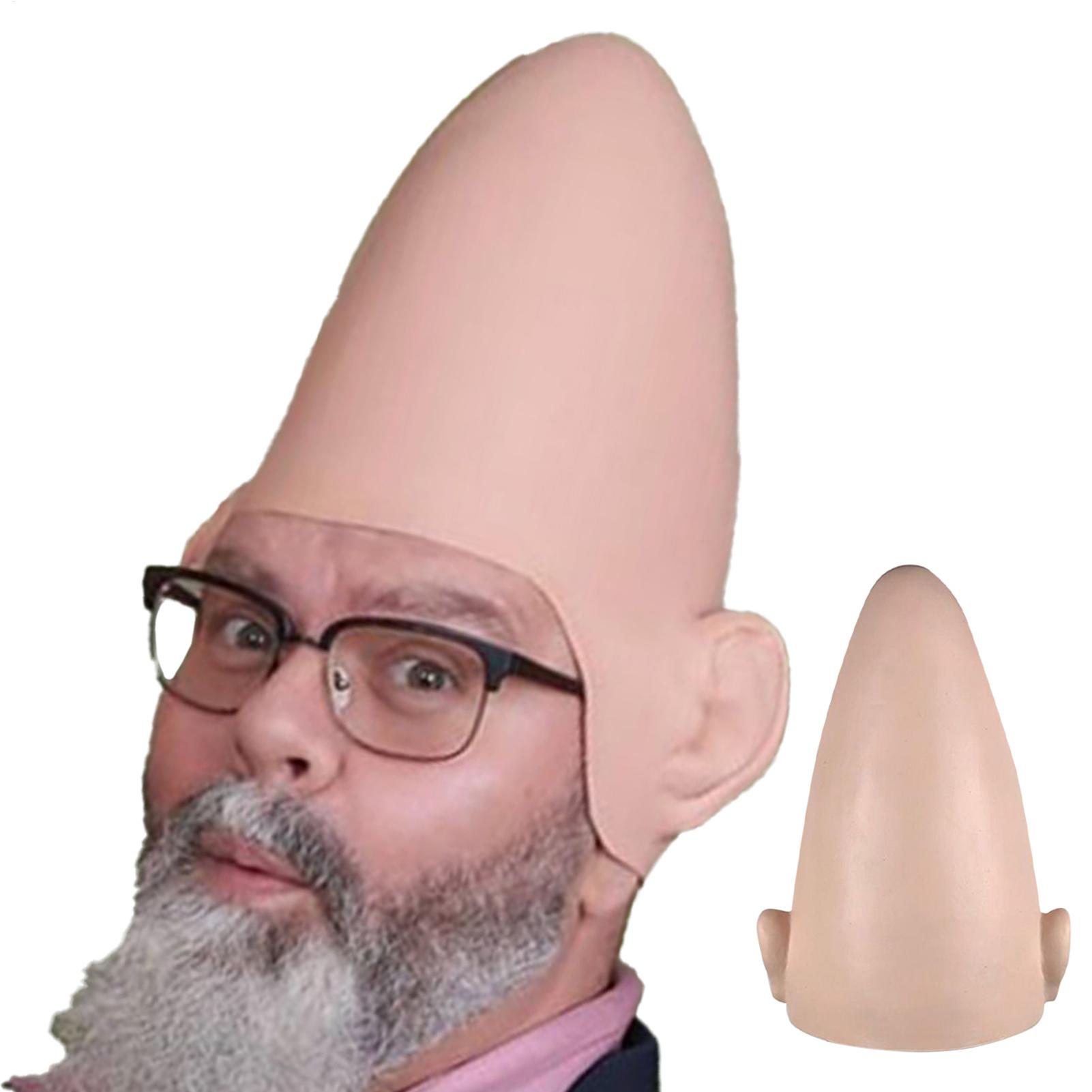 Party Hat Cone - قبعة تنكرية من اللاتكس على شكل
