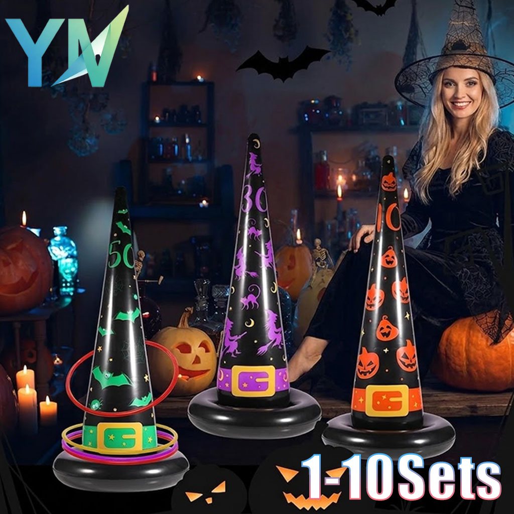 Party Hat Cone - 1-10 مجموعات من ألعاب رمي الحلقات
