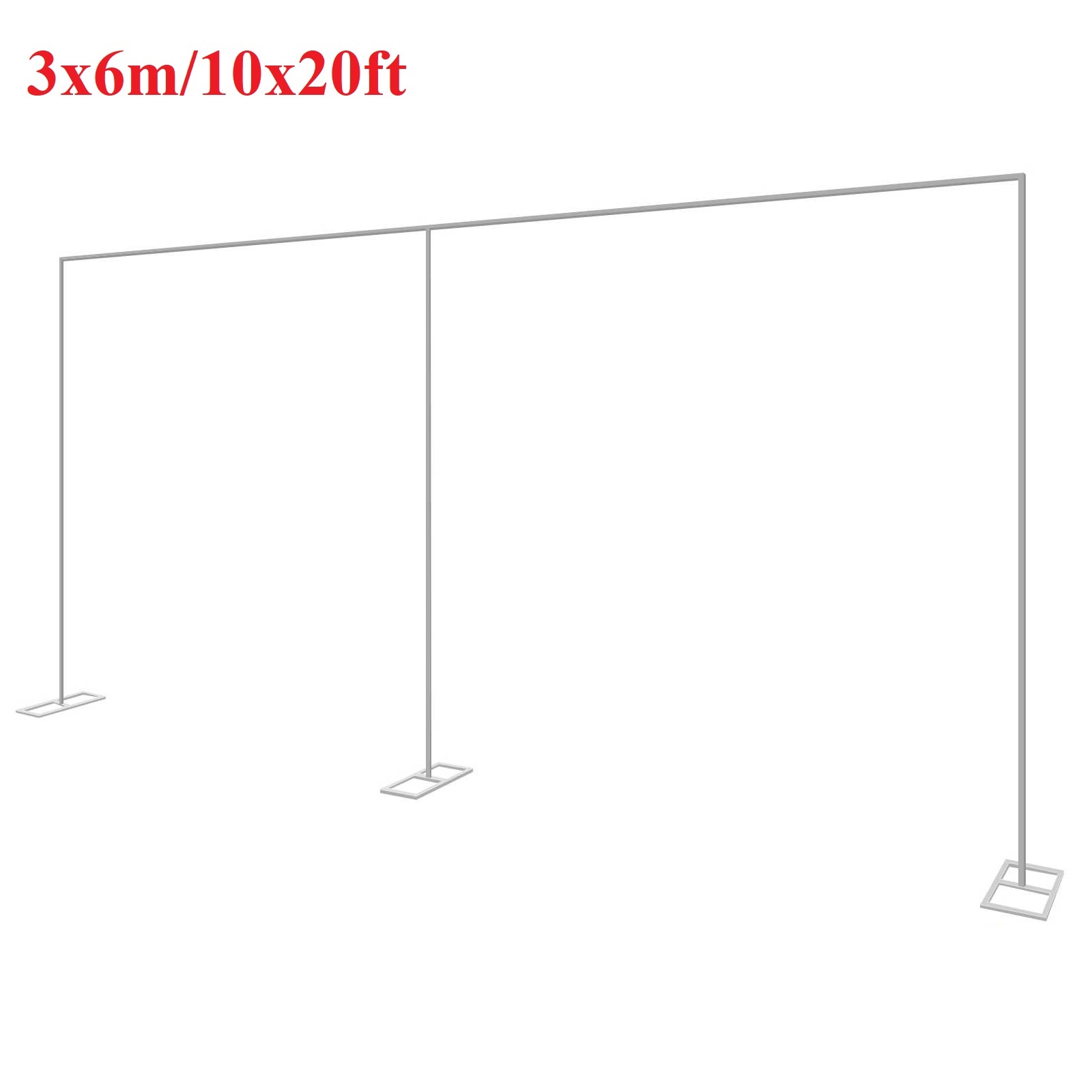 3x6 متر/10x20ft المعادن الزفاف - مراجعة Photo Booth Frame وسعره