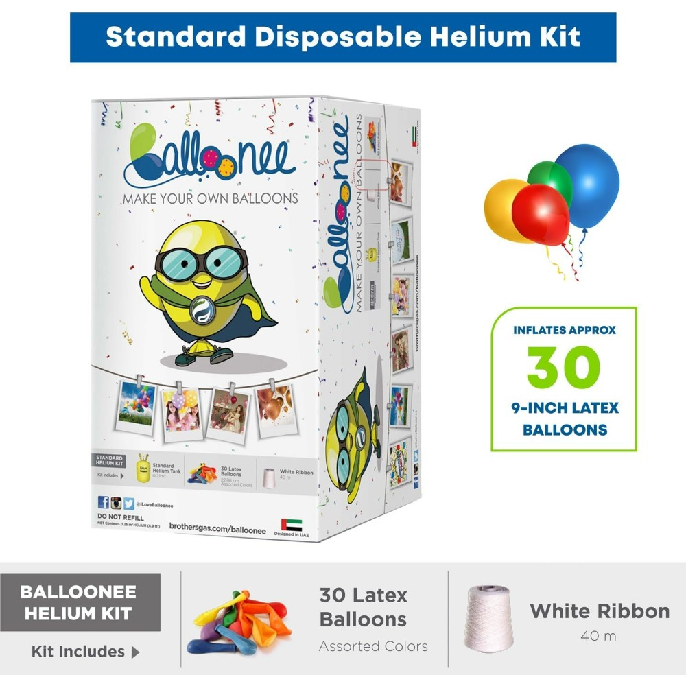 خزان هيليوم قياسي للاستخدام مر - مراجعة Balloon Pump Hand وسعره