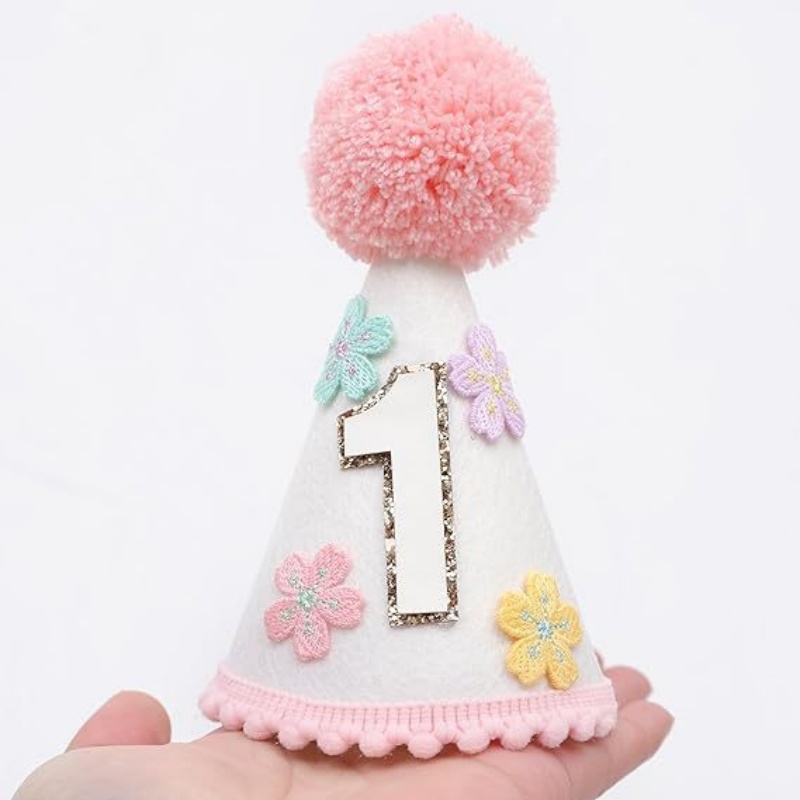 قبعة مخروطية ملونة بتصميم زهور - مراجعة Party Hat Cone وسعره